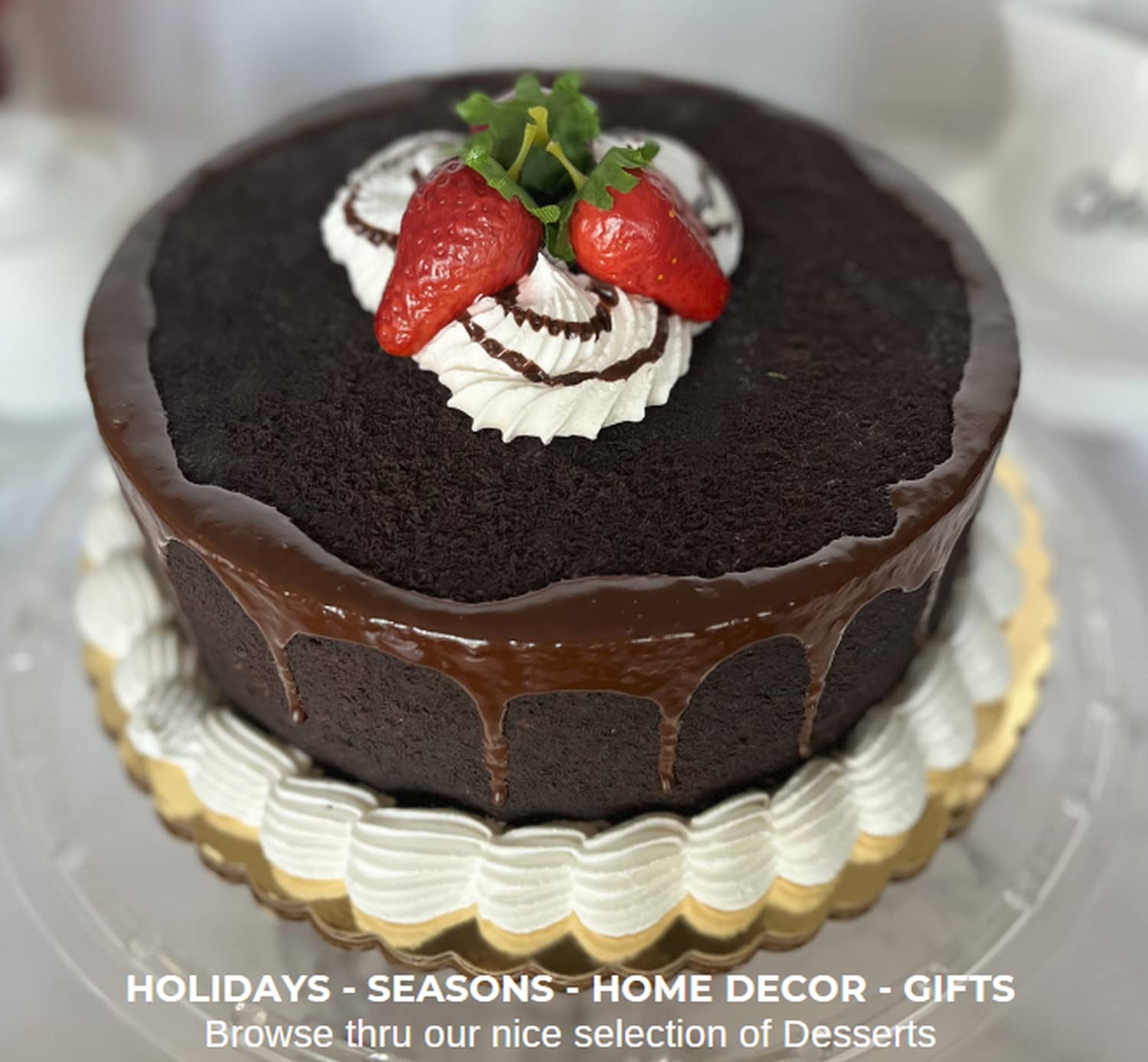 Handmade in USA Dezicakes fake cake decor