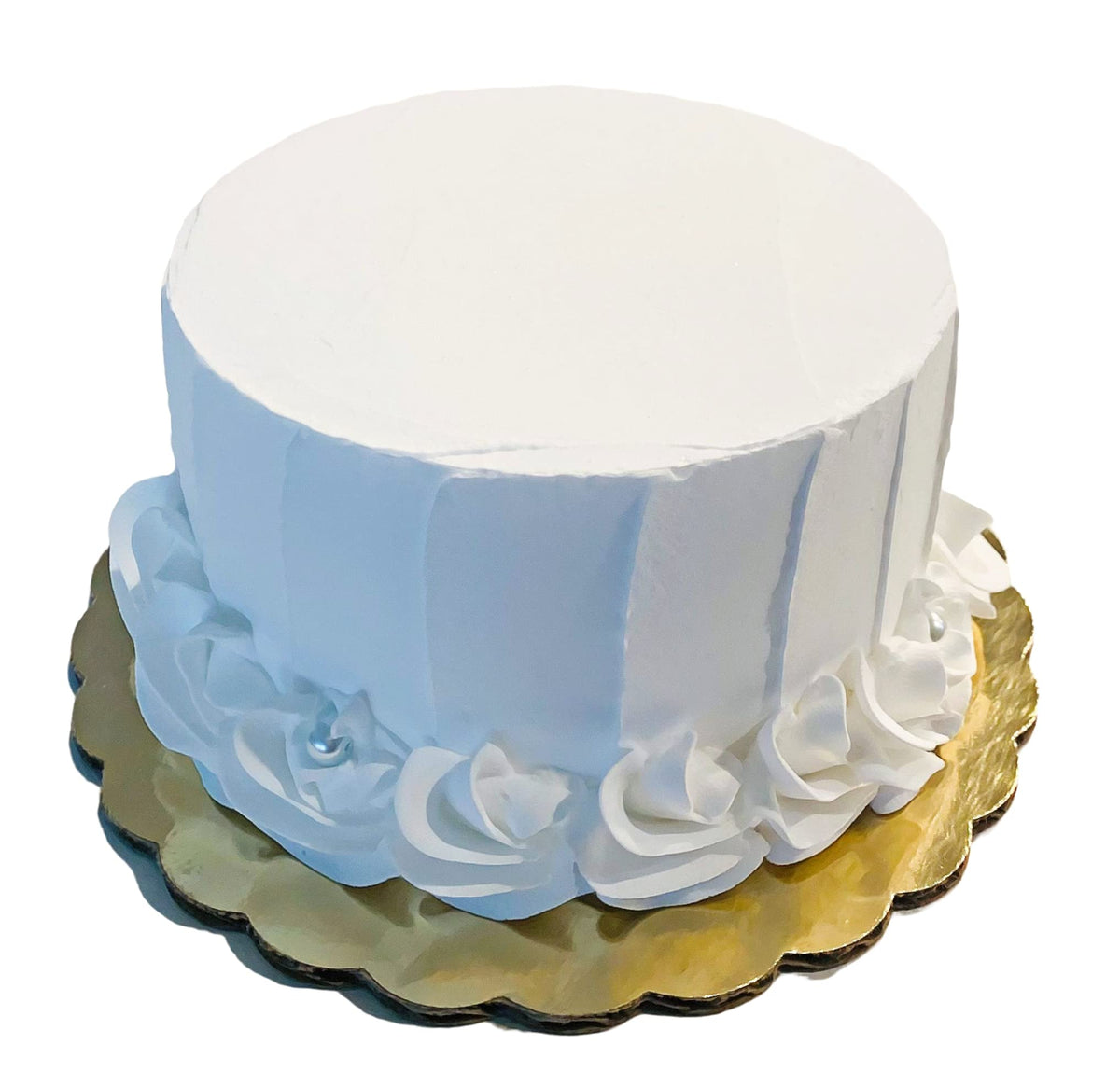 Dezicakes fake cake display on cake stand
