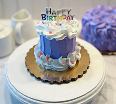Dezicakes fake cake home decor display on stand
