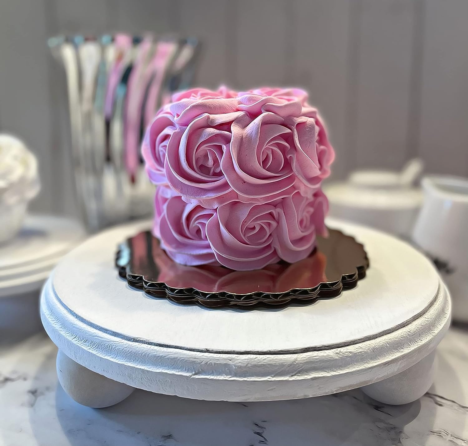 Lightweight foam indoor decor fake cake