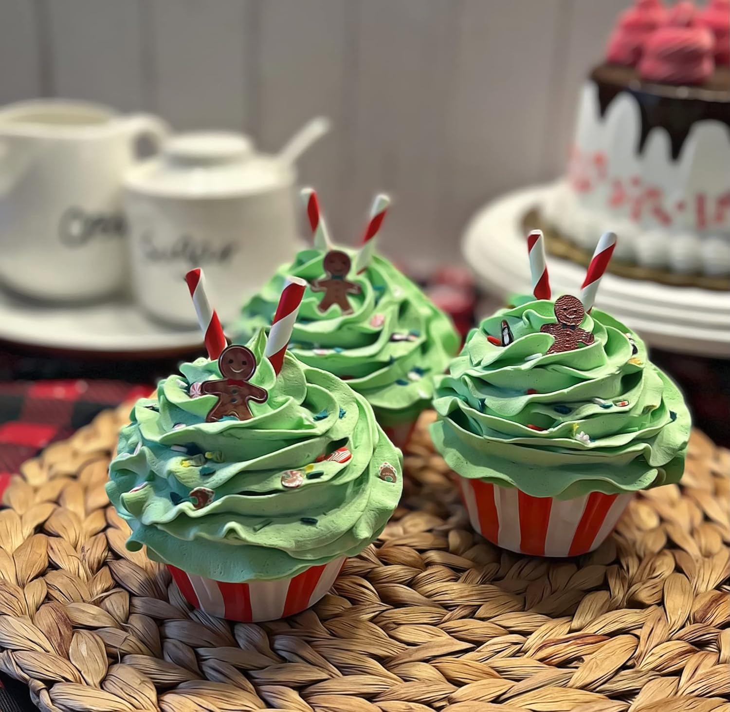 One fake cupcake per unit by Dezicakes for home decor