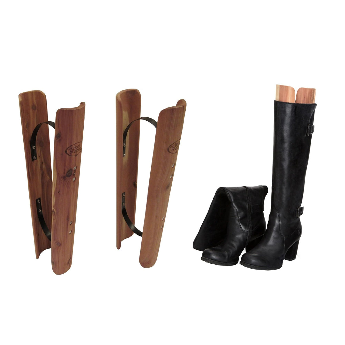 Dial Industries Tall Boot Shaper Inserts red cedar wood 5.5 L x 5 H x 12.5 W image 1