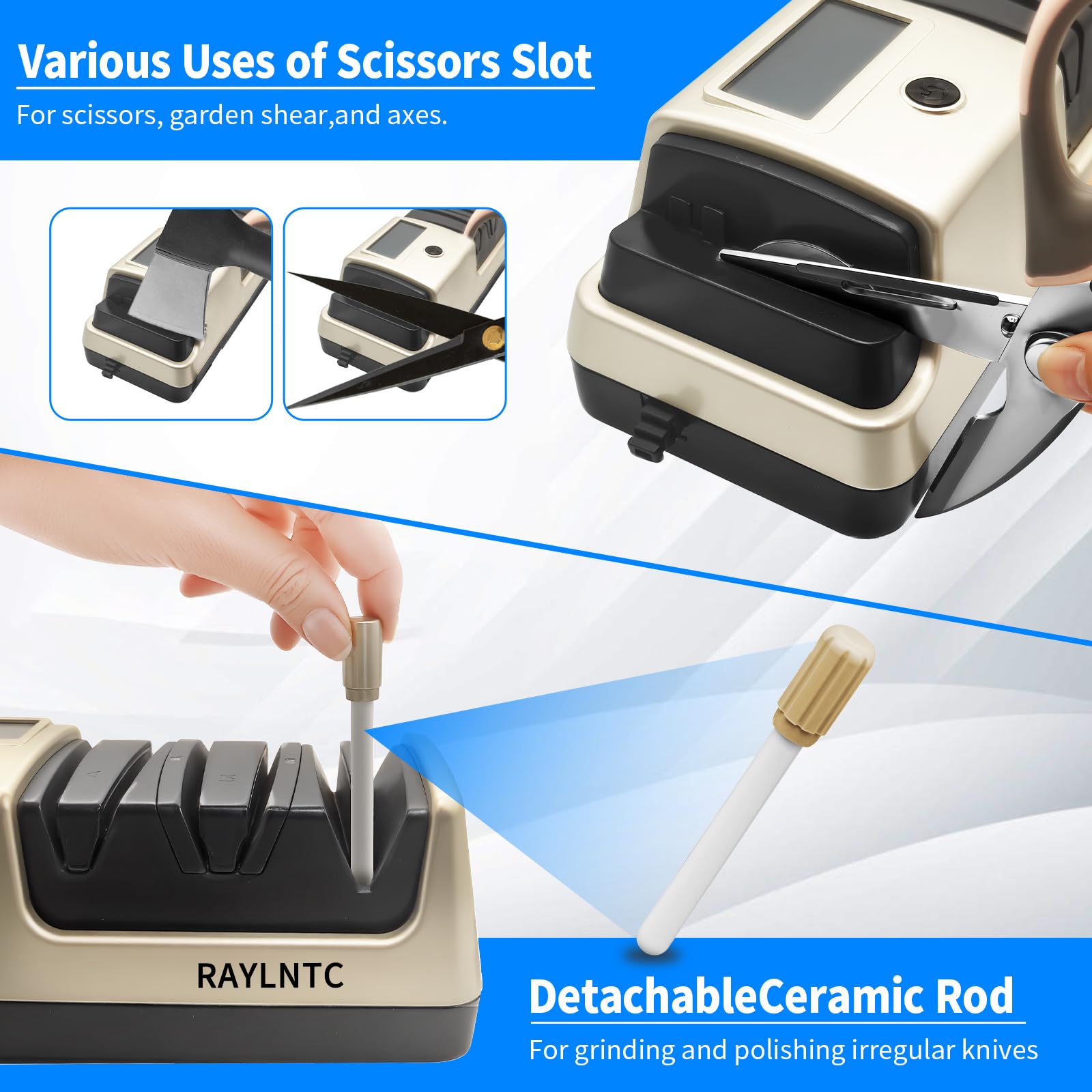 Diamond abrasive sharpening technology for knives