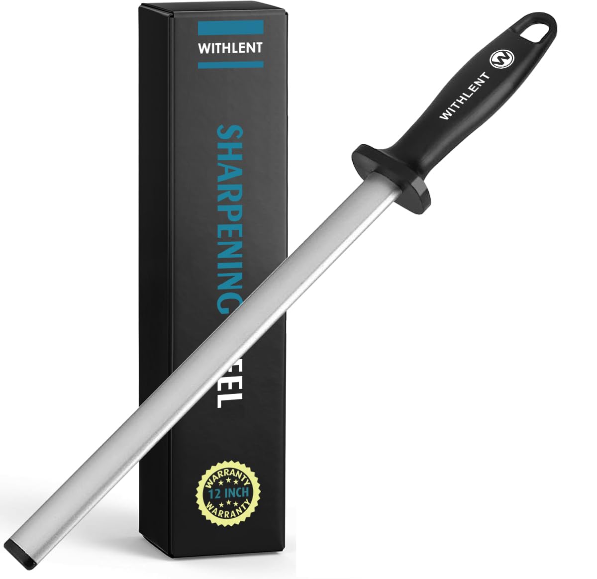 Diamond Sharpening Steel 12 inch honing rod for Master Chef