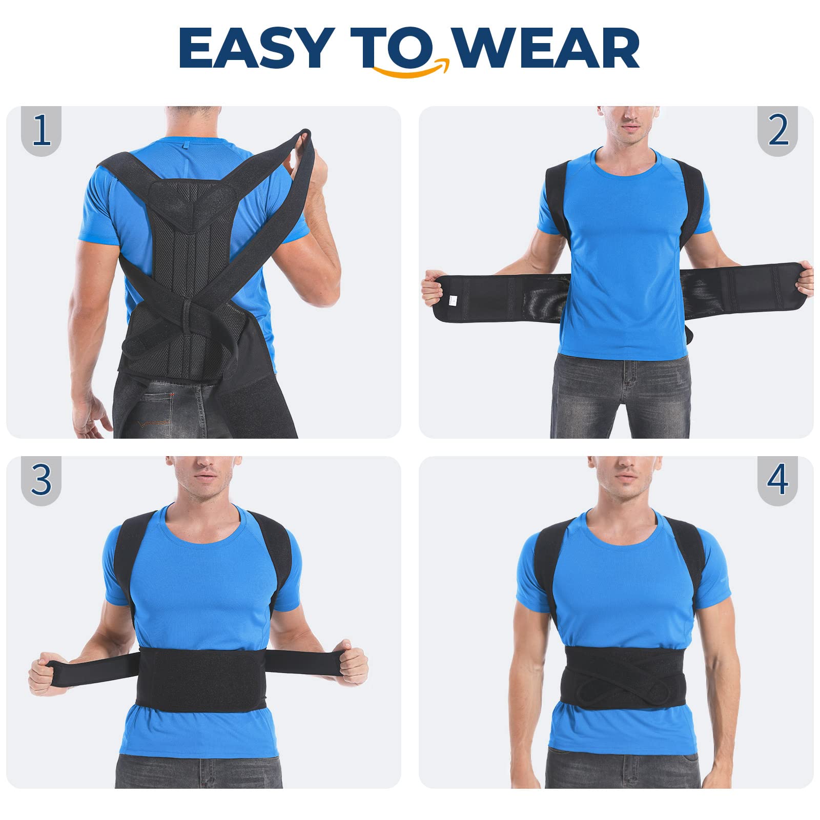 Durable breathable washable materials in DIANMEI back brace