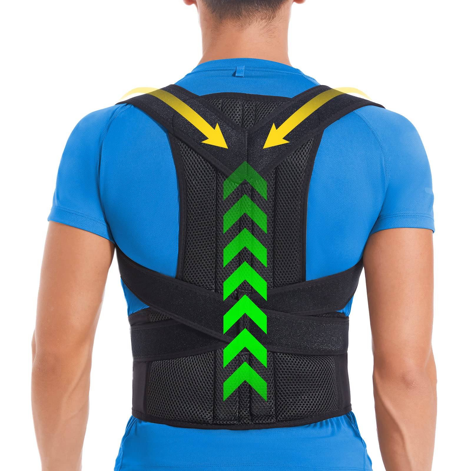 DIANMEI Back Brace Posture Corrector size M waist 30-35.5in for men and women