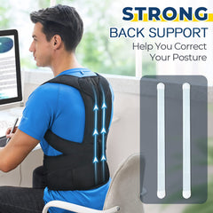 Posture corrector under clothes suitable for office or home