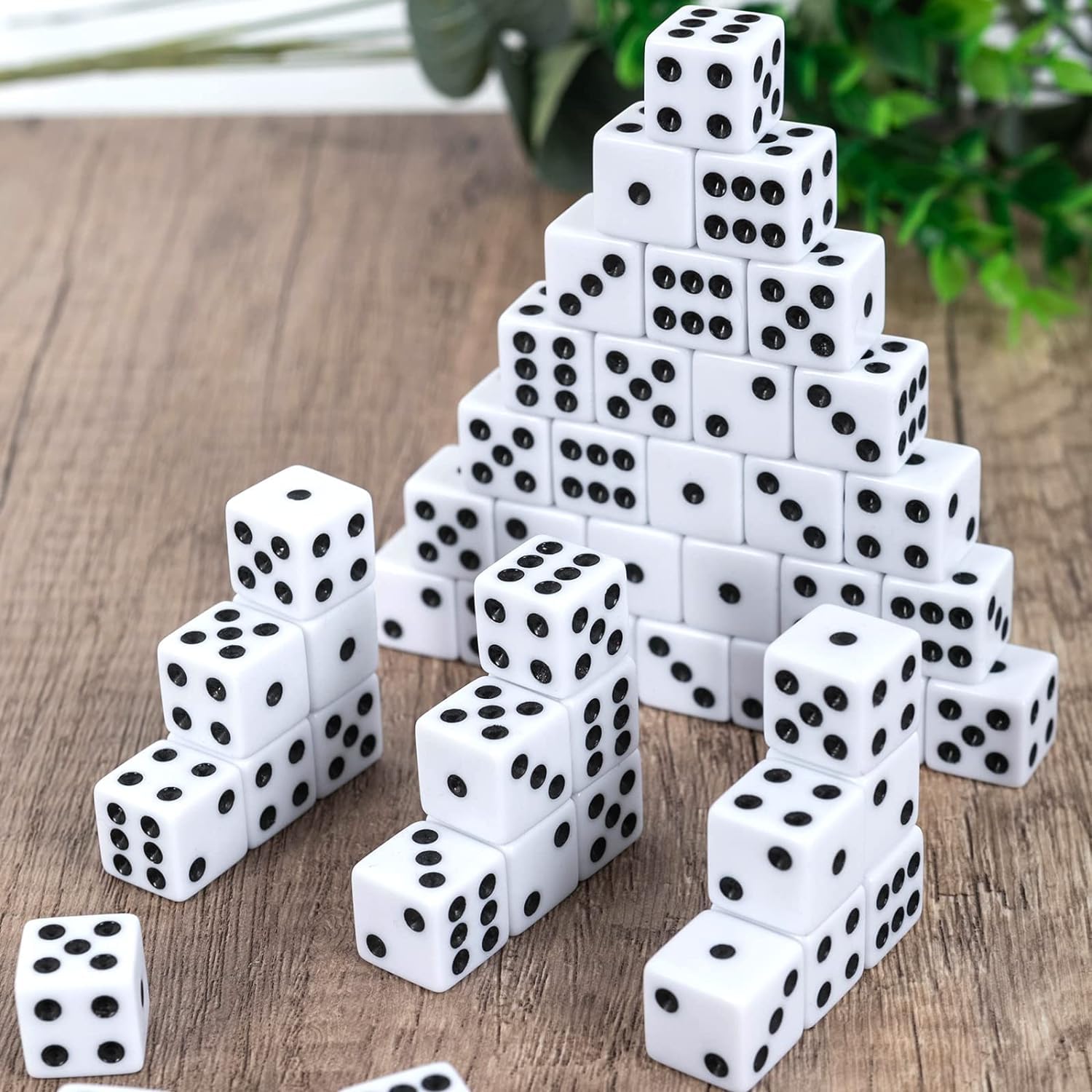 Bulk dice set for travel and classroom use 50 pieces