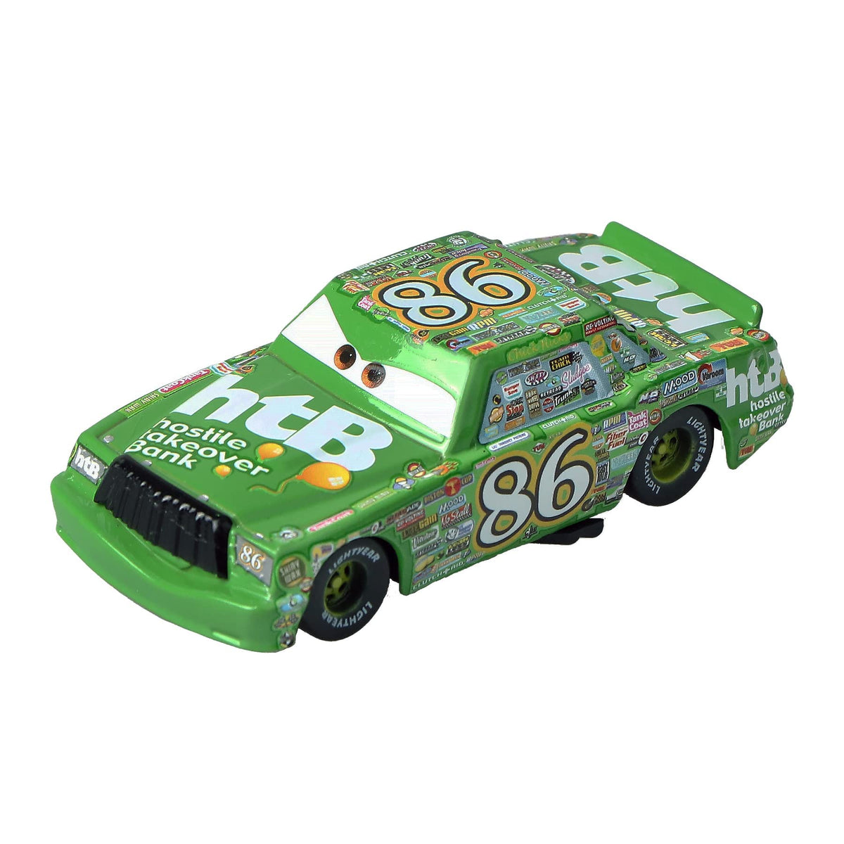 1:55 scale Chick Hicks diecast car
