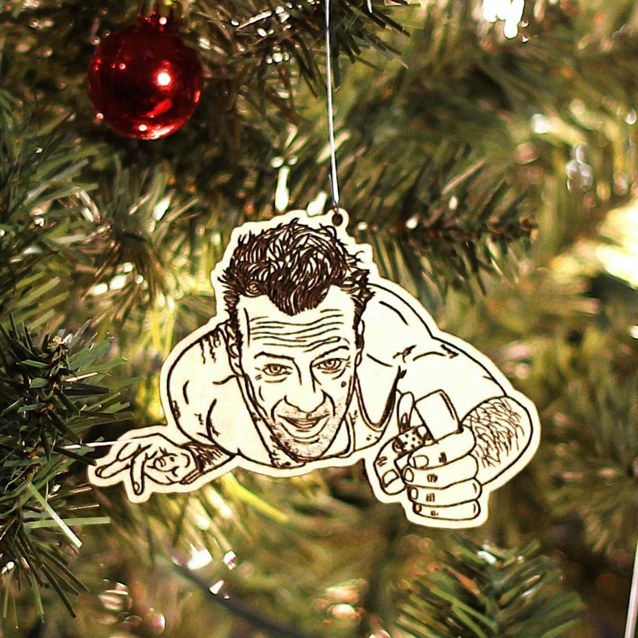 Diehard John air duct ornament collectible holiday display