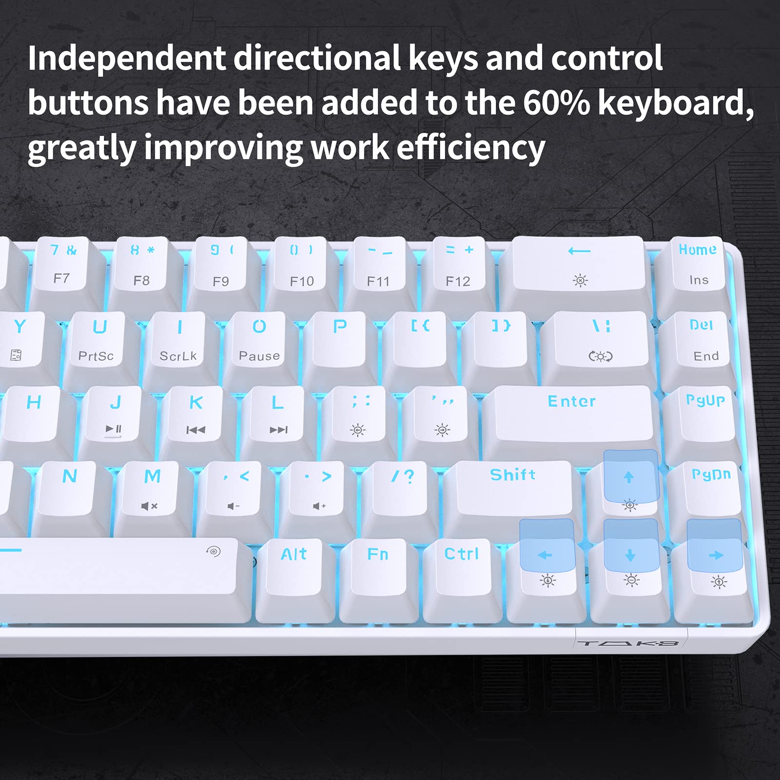 Full anti-ghosting on DIERYA T68SE 68-key keyboard