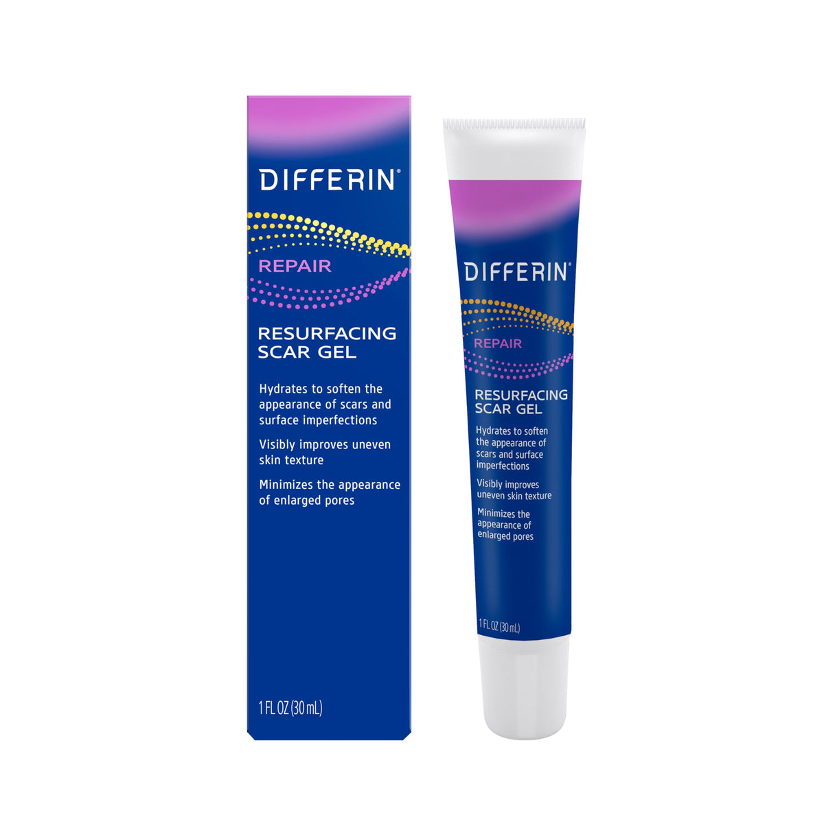 Differin Resurfacing Acne Scar Treatment Gel 1oz bottle