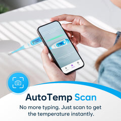 Waterproof basal thermometer with flexible tip for easy cleaning