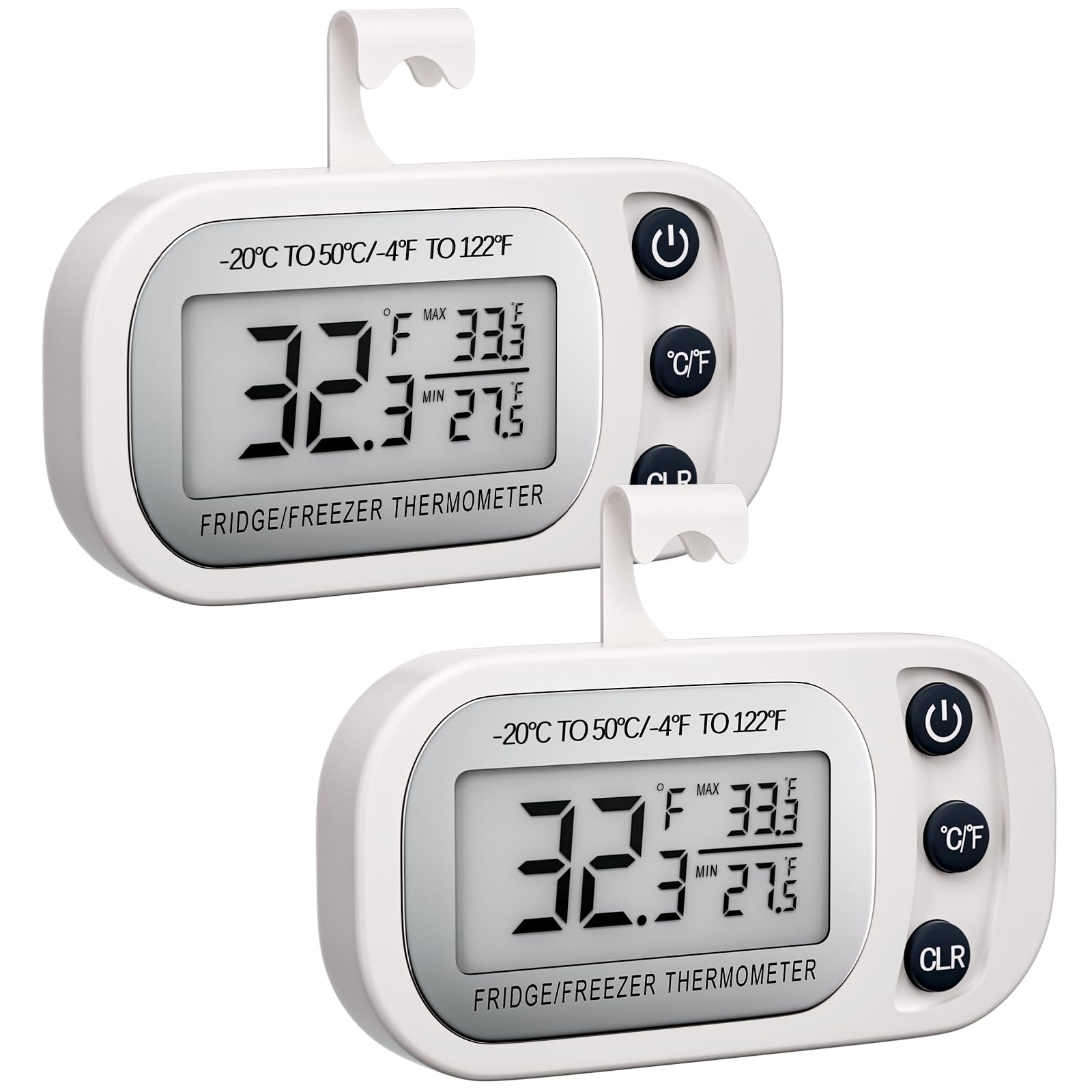 Two-unit Digital Frigerator Thermometer 2 Pack