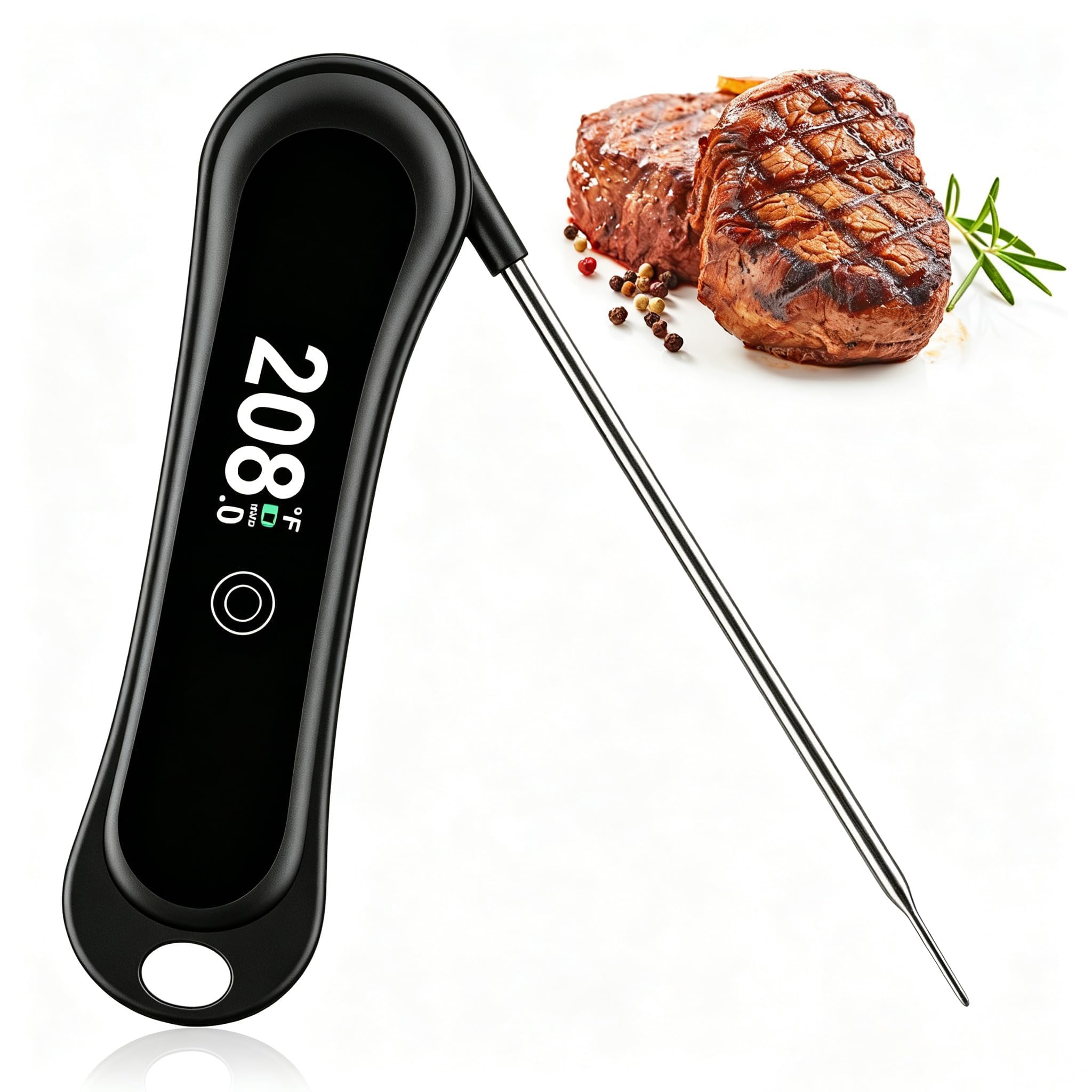 Digital Instant Read Meat Thermometer for Grilling Backlight Magnet