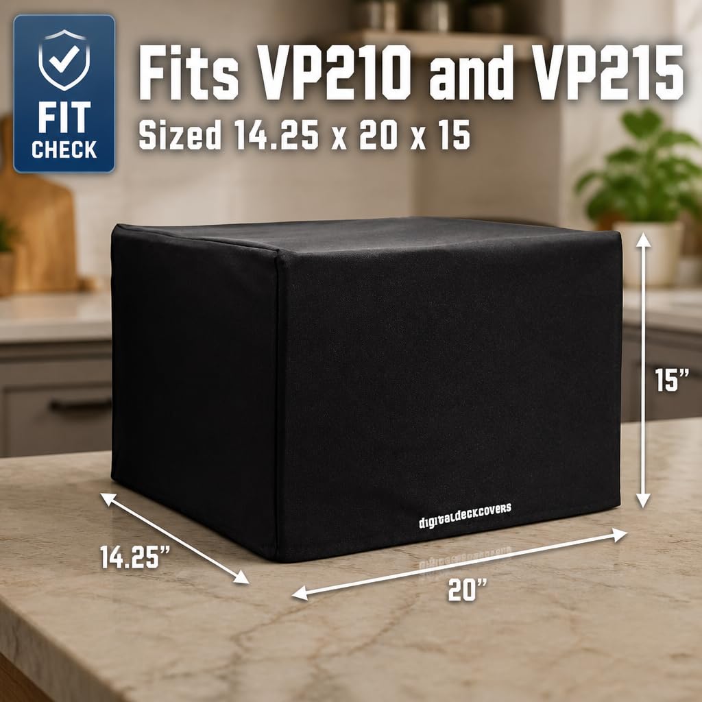 Custom-fit 14.25x20x15 inch cover for VacMaster VP210 VP215