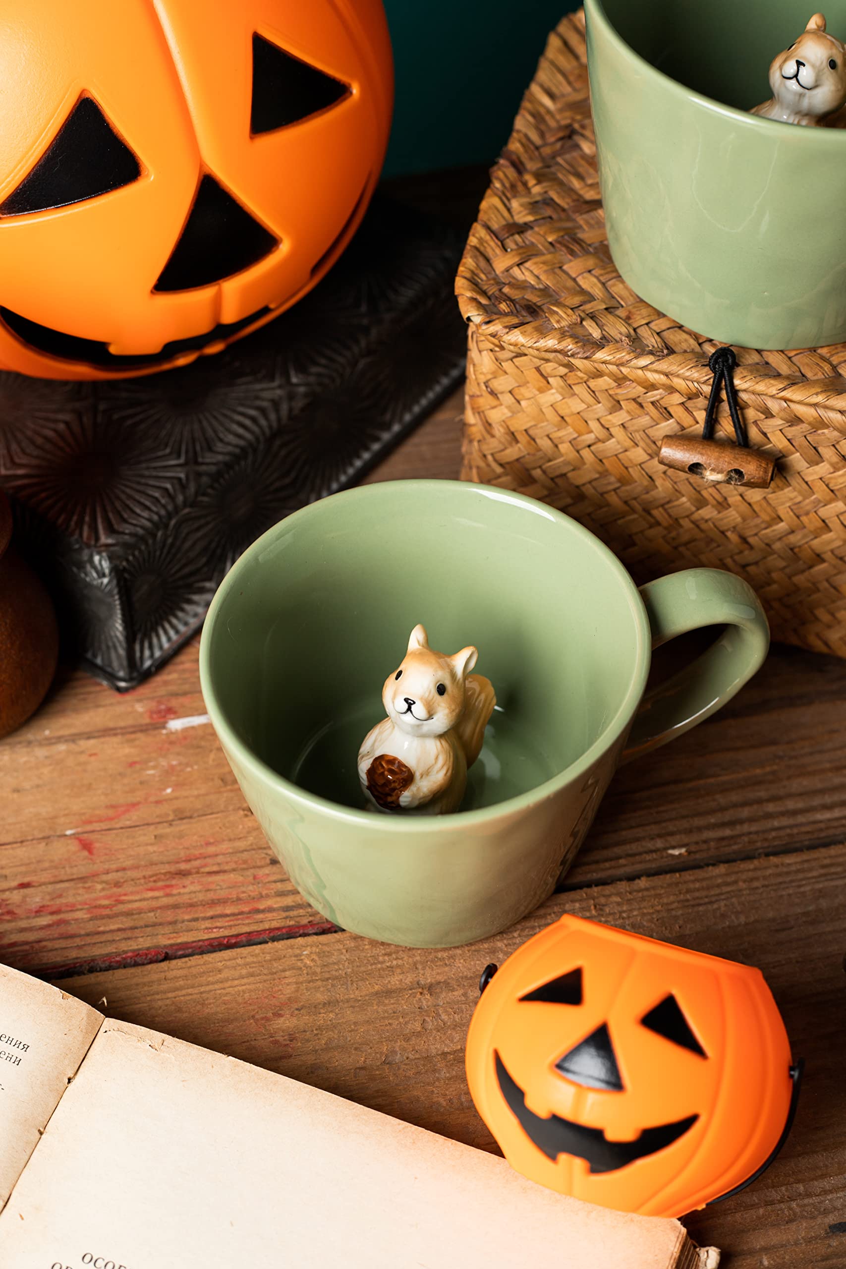 Microwave and dishwasher safe ceramic mug 12 oz
