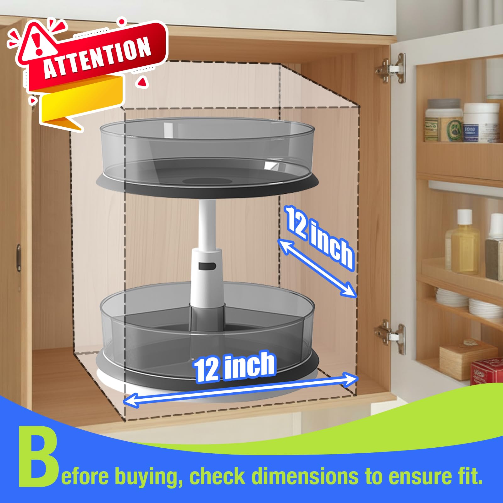 360 degree rotating base with anti-slip design