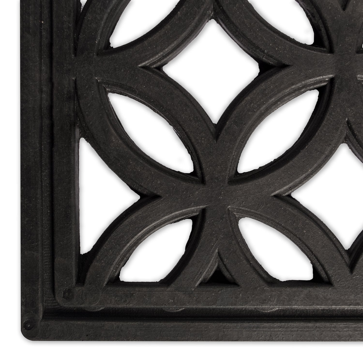 DII durable rubber doormat lattice 18x30 year round