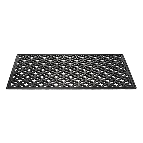 DII anti-slip backing doormat lattice 18x30