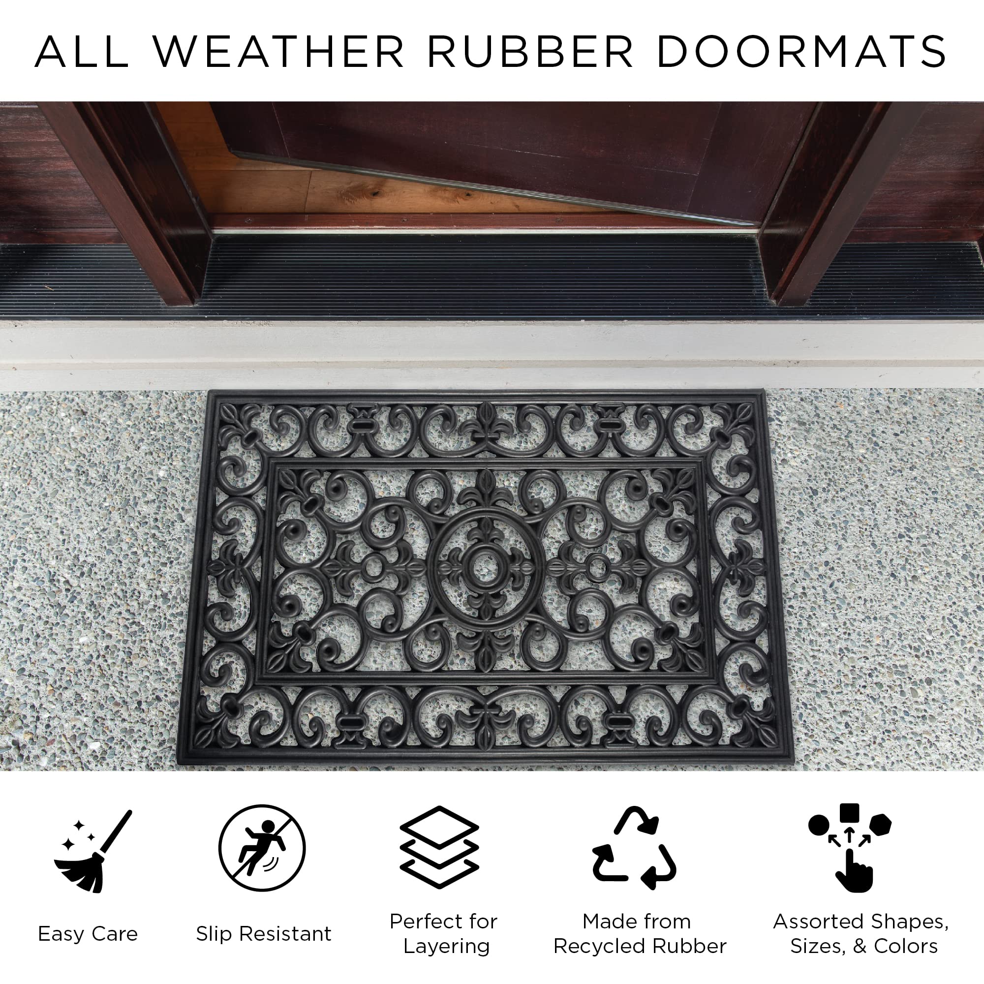 DII front door doormat lattice 18x30 all weather
