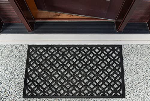 DII rubber doormat all weather lattice 18x30 back porch