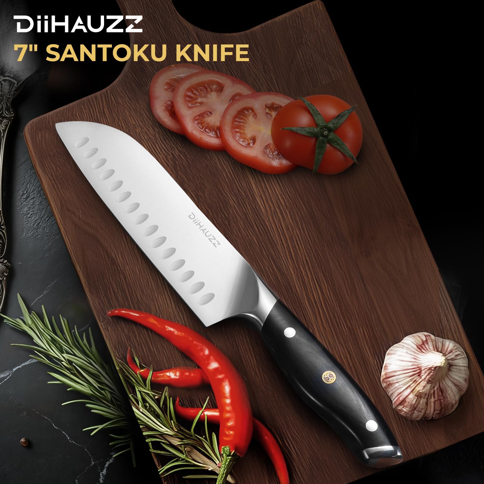 DiiHAUZZ 5Cr15MoV high carbon steel blade for all-purpose use
