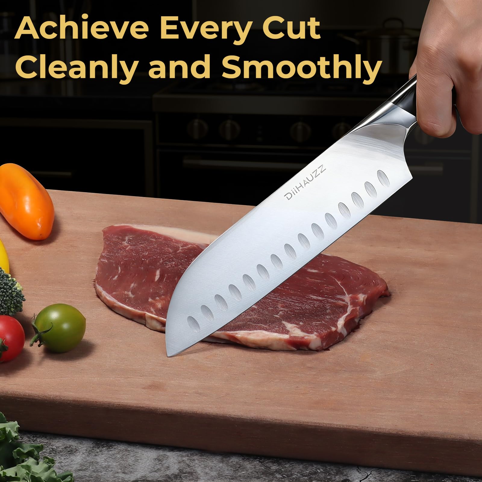 DiiHAUZZ Professional kitchen knife for home cooks