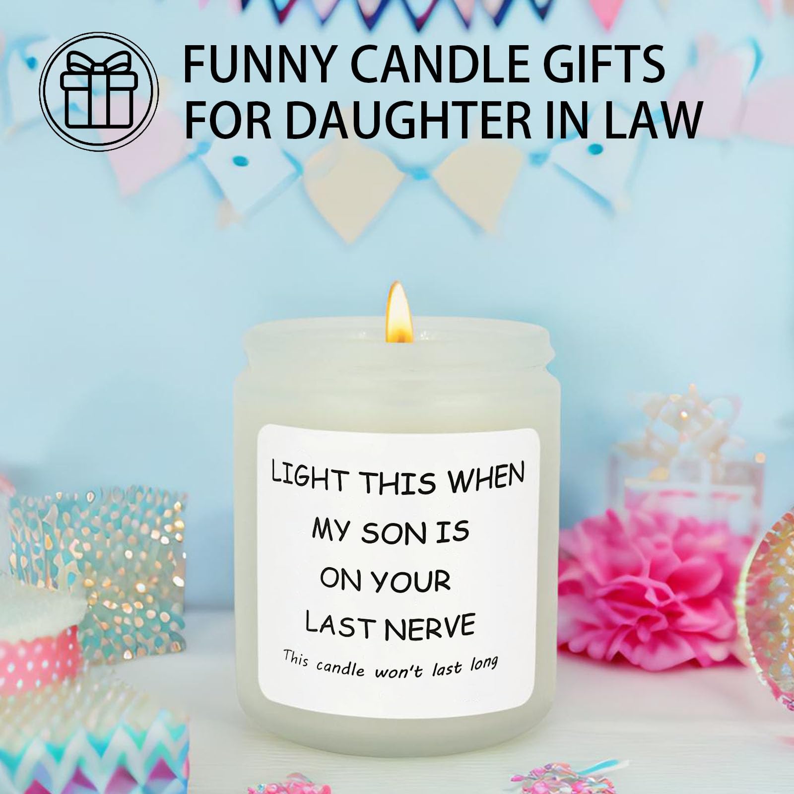 DIL scented candle 9oz label and packaging