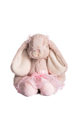 Pink tutu dressed ballerina bunny plush by DILLY DUDU