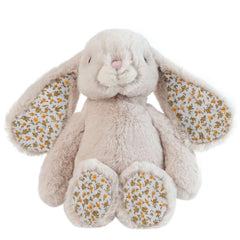 DILLY DUDU Blossom Bunny plush 10inch beige front view