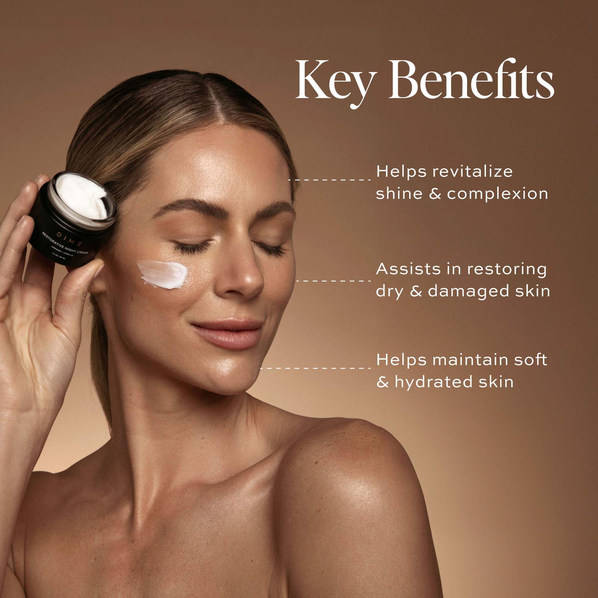 Sea buckthorn and squalane nourish overnight cream