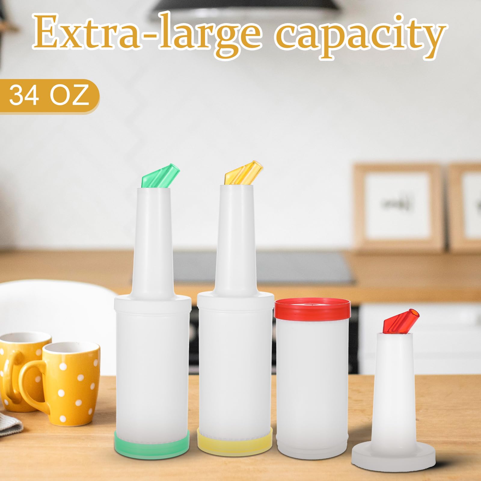 Tapered spout pourer for liquor and juice bottles