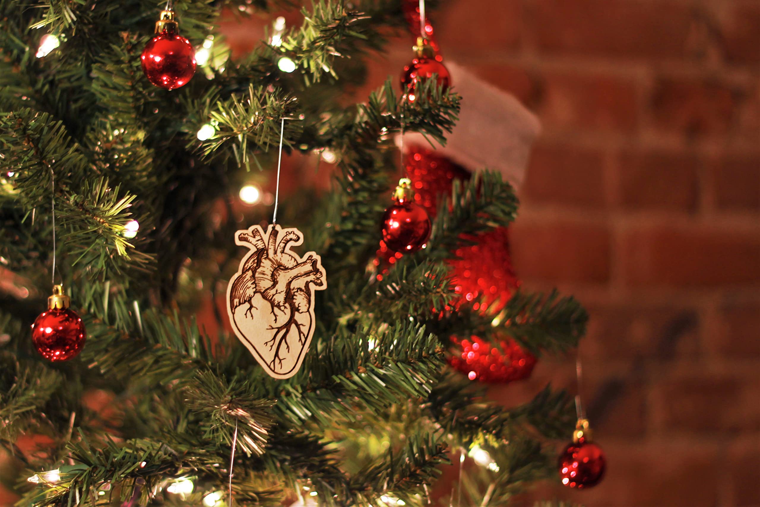 Reforested birch wood ornament material