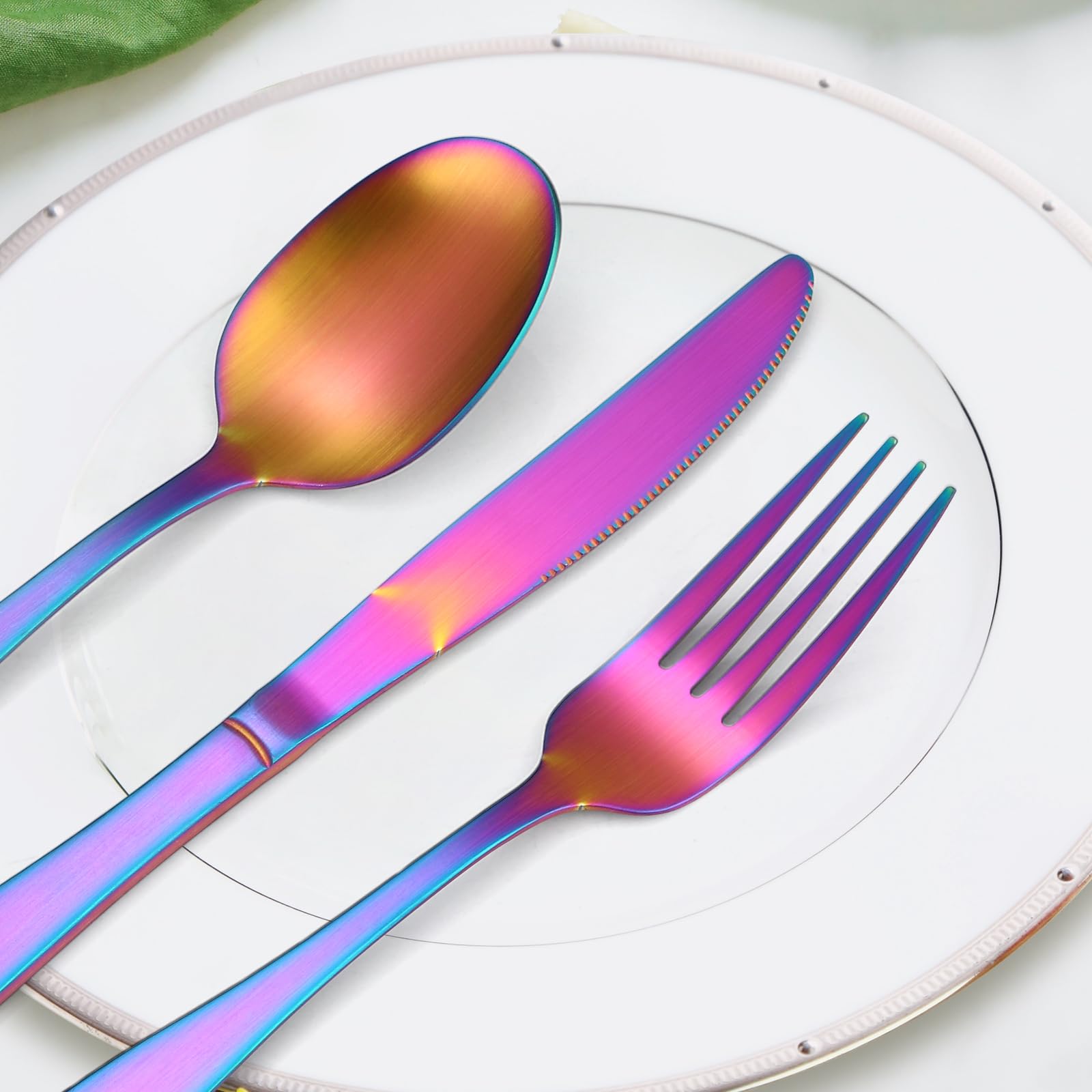 dinner forks knives spoons included in set