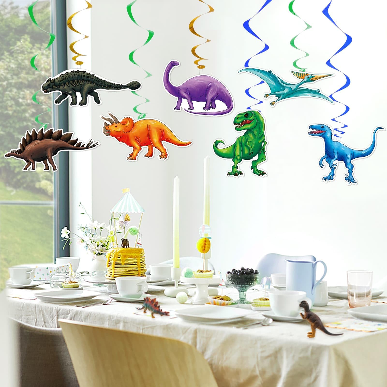 Dinosaur theme ceiling decor by WERNNSAI