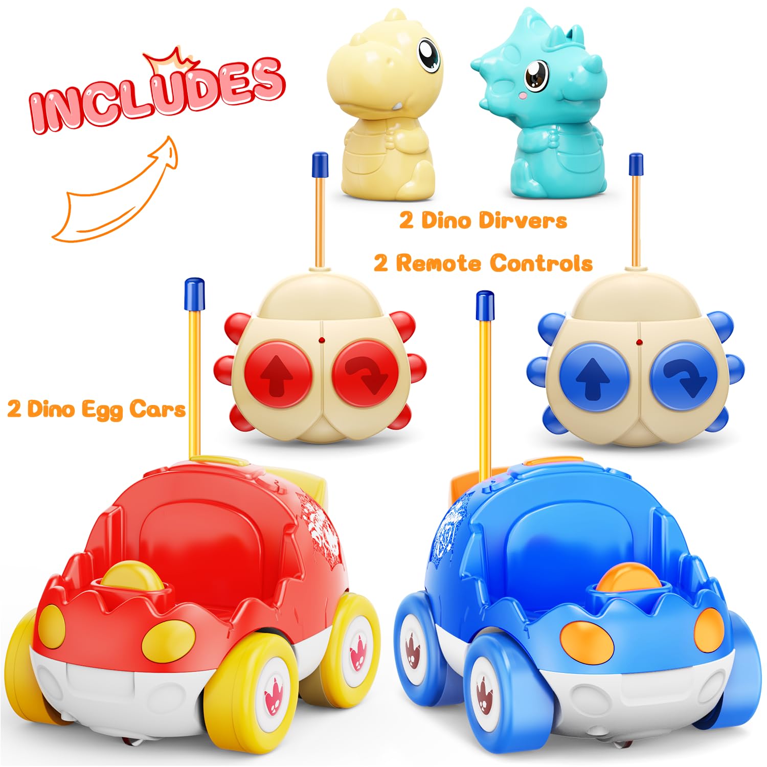 RC cars feature music sounds honking and flashing headlights