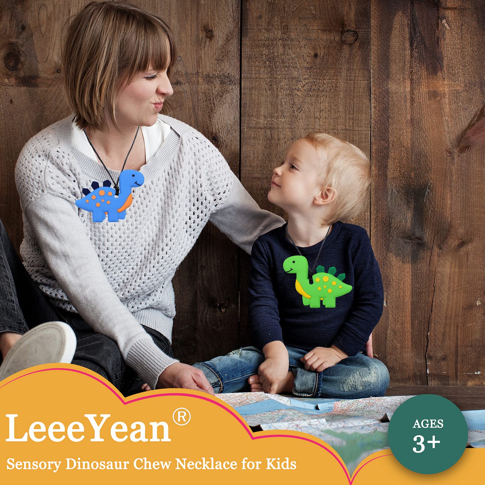 Therapy style chew necklace for sensory processing needs