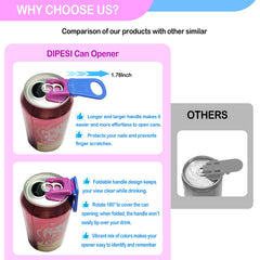 DIPESI 6 color can markers lids for drinks
