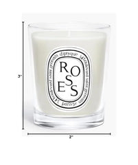 Roses candle with evolving rose fragrance