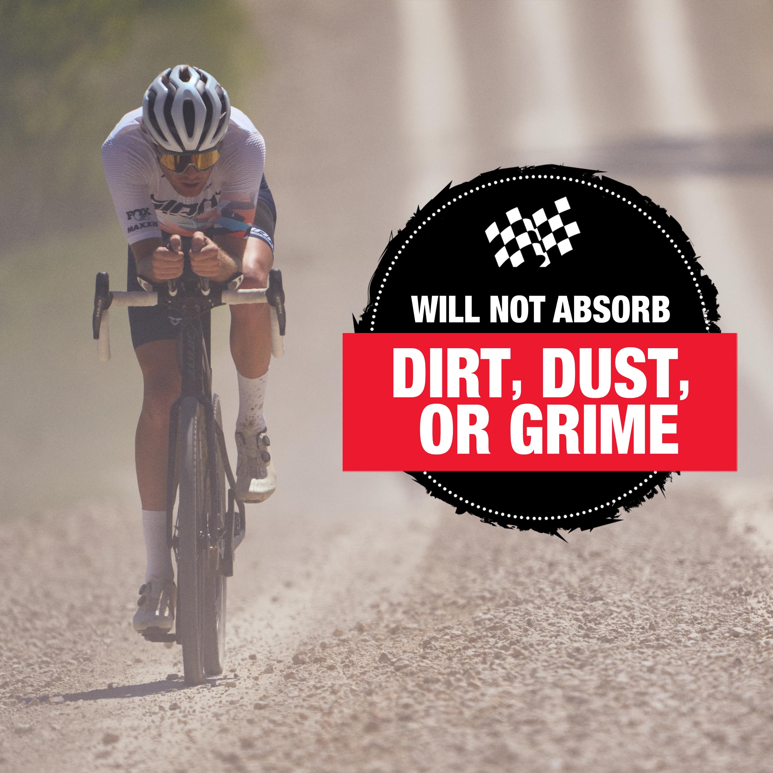 Dirt resistant lubricant packaging and branding