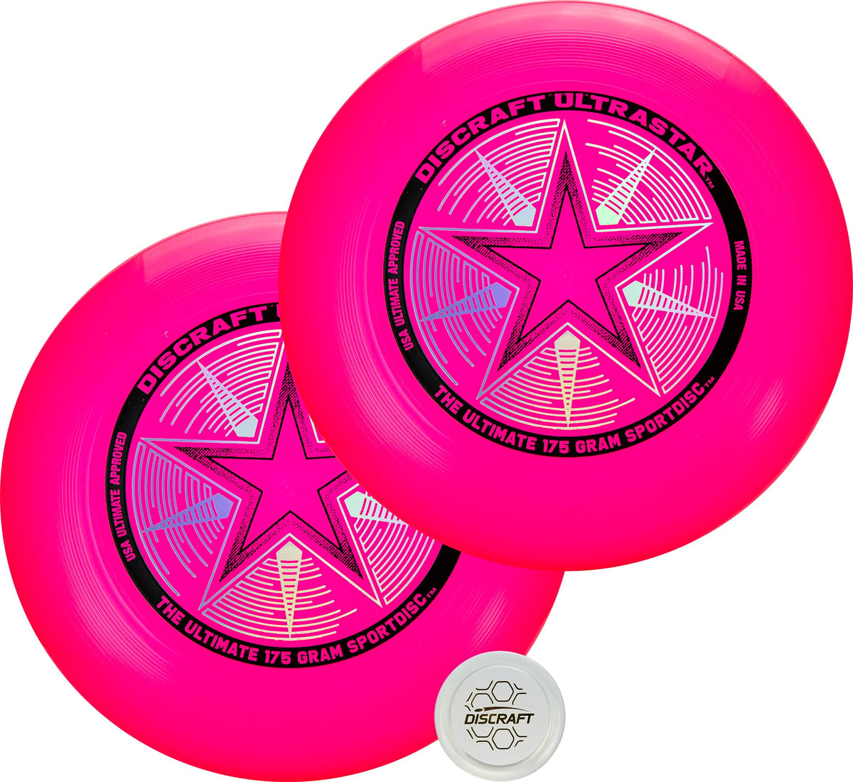 Discraft Ultrastar Sportdisc 175g Ultimate Flying Disc Pink product image