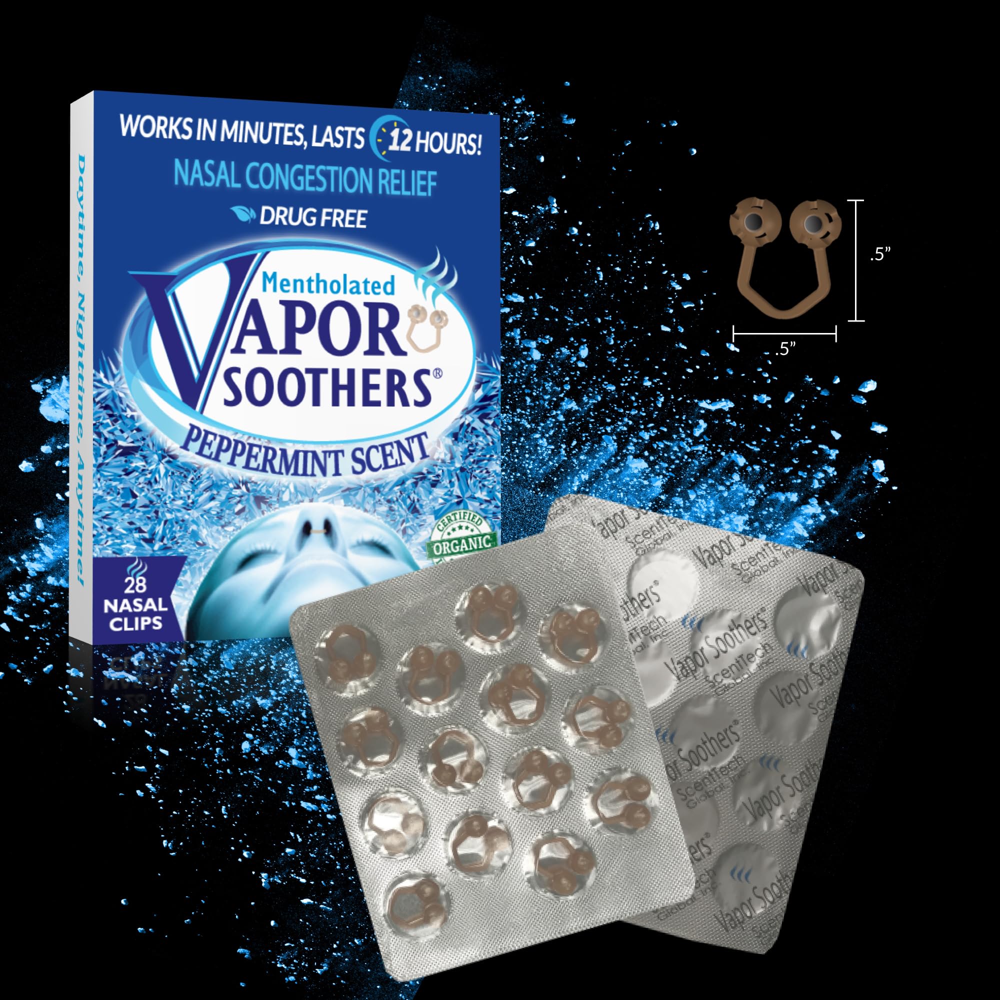 Discreet nasal dilators worn inside nostrils