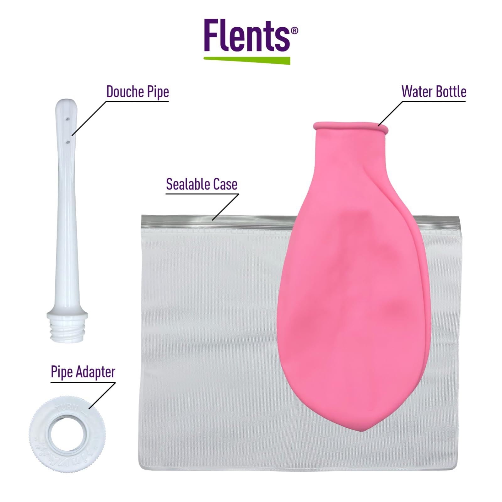 Large 16 fl oz capacity cleansing bottle