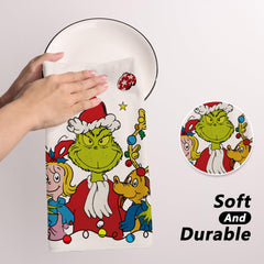New Year Xmas kitchen towels 18x26 by Yarcooly
