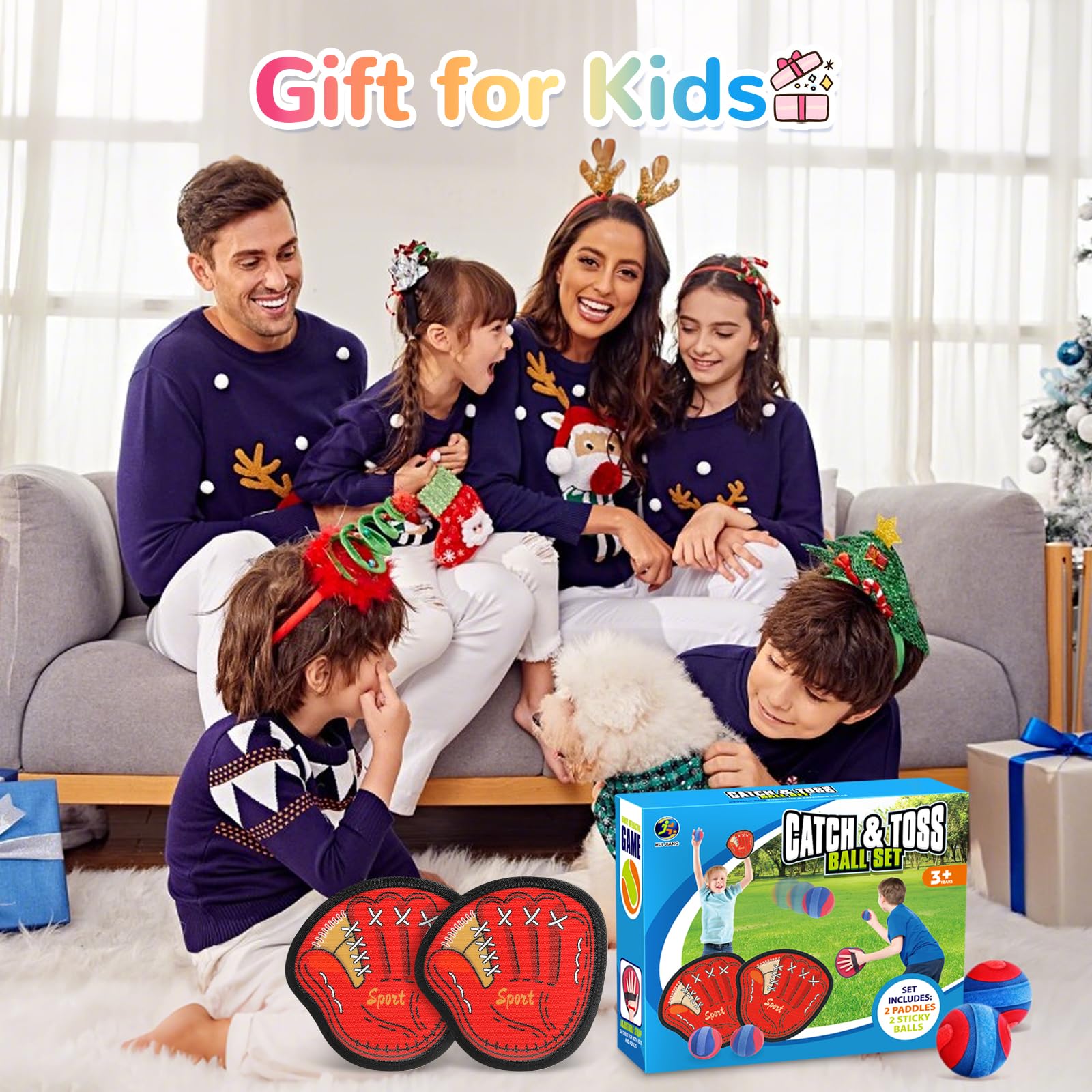 Elegant gift box packaging with storage bag for 3–12 year olds and gifting