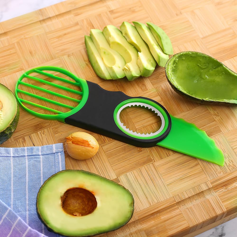 3-in-1 avocado tool slicer corer paring knife image