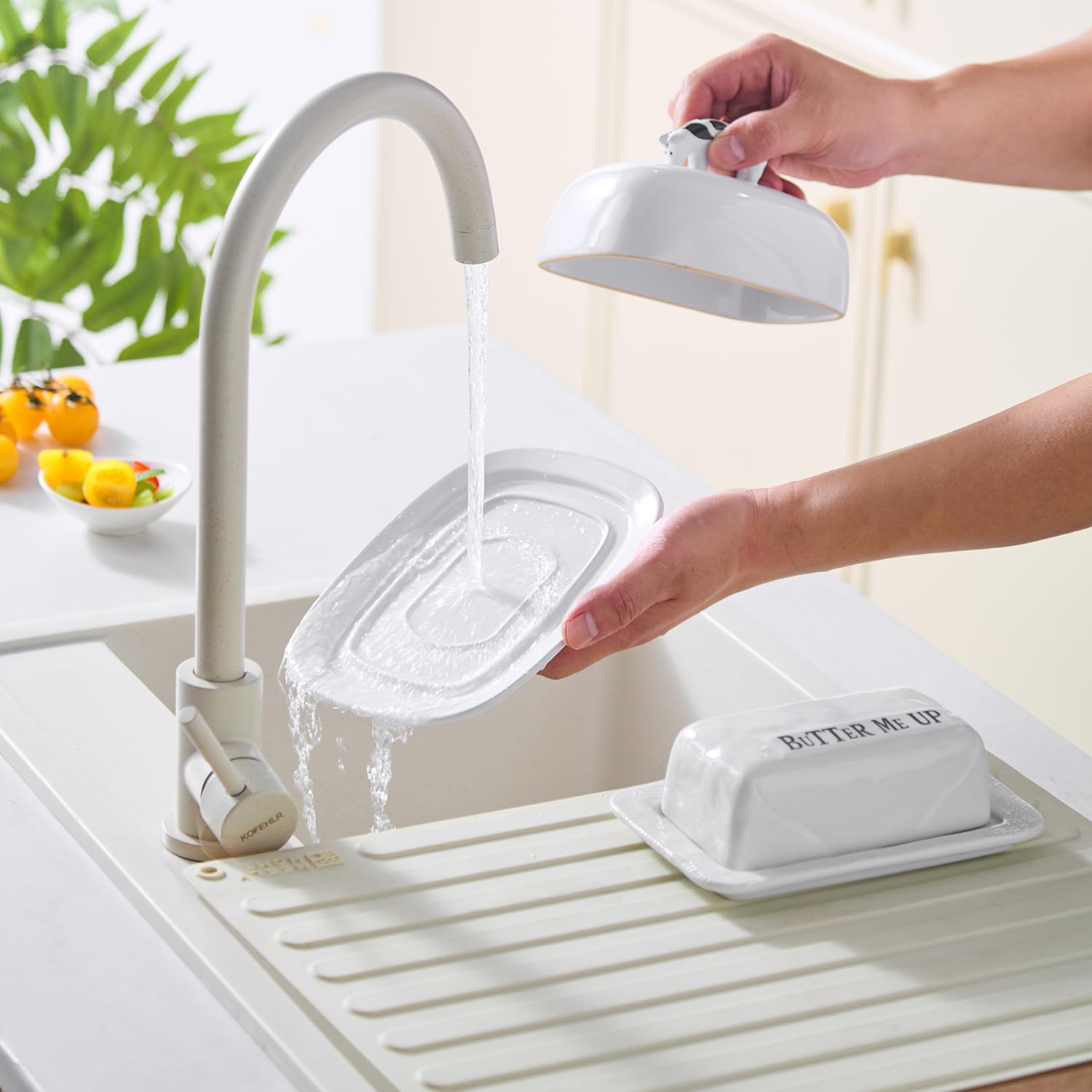 East West Coast Butter Stick compatible butter dish