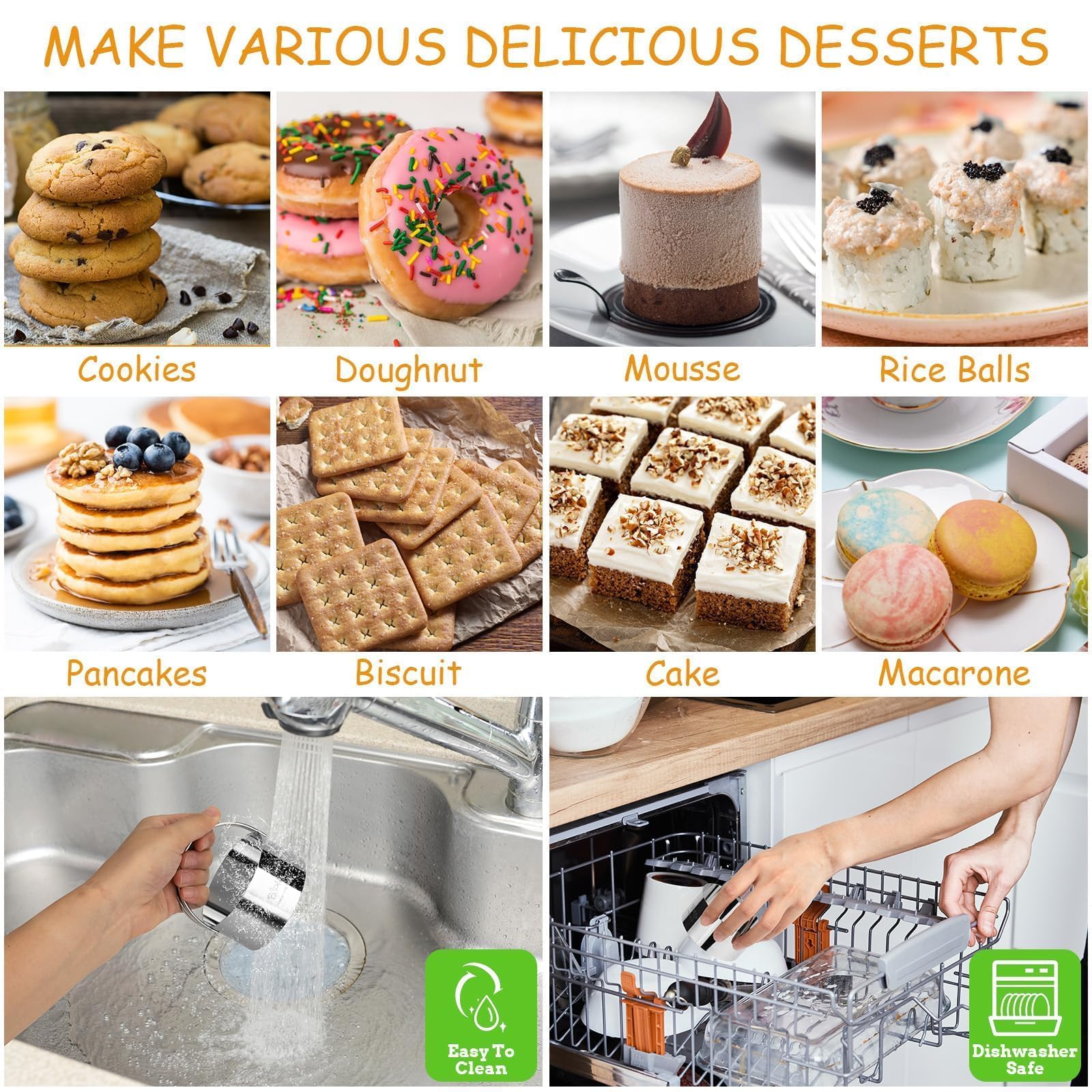 Dishwasher safe cookie cutters for easy cleanup