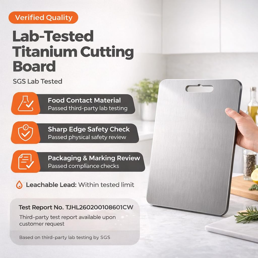 No grooves or pores on titanium boards image